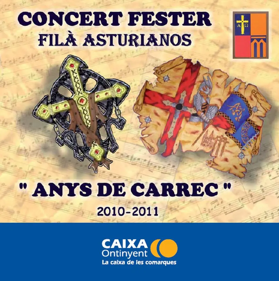 ANYS DE CÀRREC 2010-2011. FILÀ ASTURIANOS D'ALCOI
